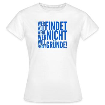 J’ai le choix - T-shirt Femme - blanc - Devant - AI Model Female 172 dark (172cm)