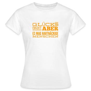 Je cherche ma fortune - T-shirt Femme - blanc - Devant - AI Model Female 172 dark (172cm)