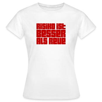 Je ne regrette rien - T-shirt Femme - blanc - Devant - AI Model Female 172 dark (172cm)
