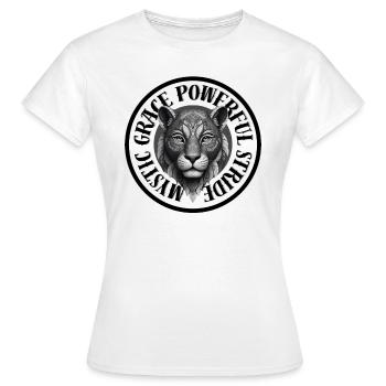 Grâce mystique Foulée puissante - T-shirt Femme - blanc - Devant - AI Model Female 172 dark (172cm)