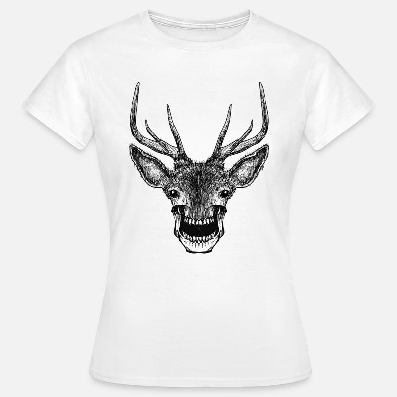 Deer Skull - Women's T-Shirt - white