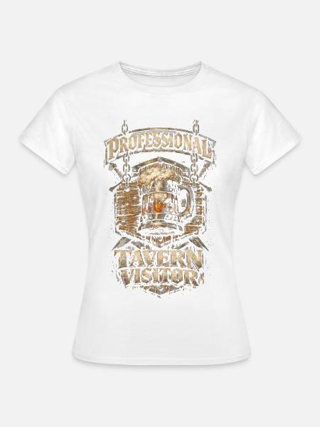 Mittelalterfest Professional Tavern Visitor - Frauen T-Shirt - Weiß