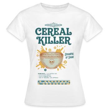 Petit-déjeuner Brunch drôle Café Pancake Nourriture Bacon - T-shirt Femme - blanc - Devant - AI Model Female 172 dark (172cm)