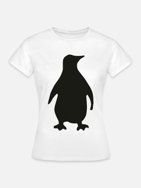 Pinguin - Frauen T-Shirt - Weiß