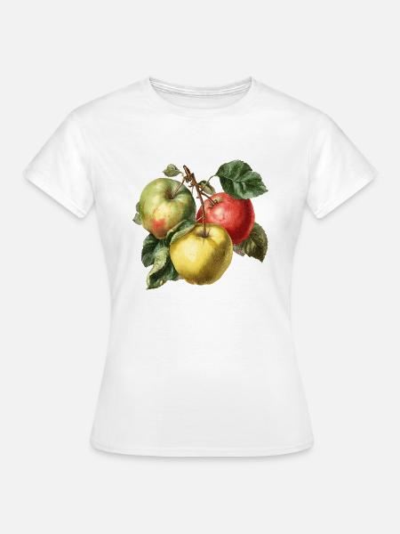 Apfel - Frauen T-Shirt - Weiß