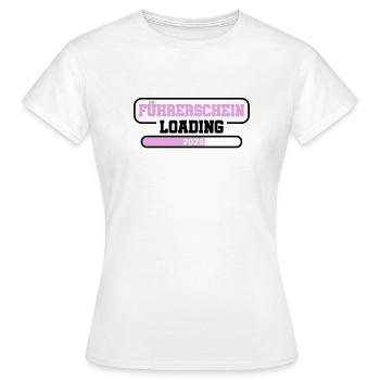 Permis de conduire 2025 Examen de conduite Examen du permis de conduire - T-shirt Femme - blanc - Devant - AI Model Female 172 dark (172cm)