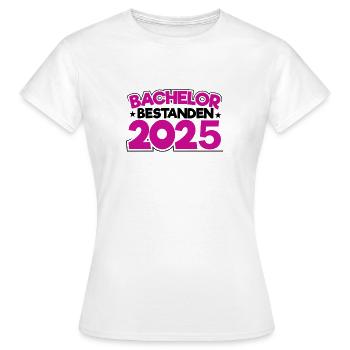Baccalauréat 2025 Graduation Graduation - T-shirt Femme - blanc - Devant - AI Model Female 172 dark (172cm)