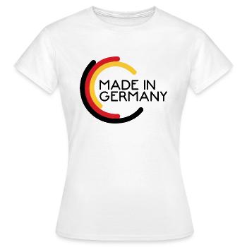 Made in Germany - Frauen T-Shirt - Weiß - Vorne - AI Model Female 172 dark (172cm)