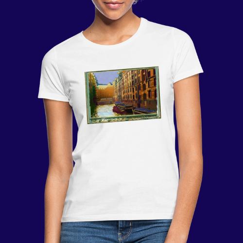 Hamburg Speicherstadt als Künstler-Impression - Frauen T-Shirt
