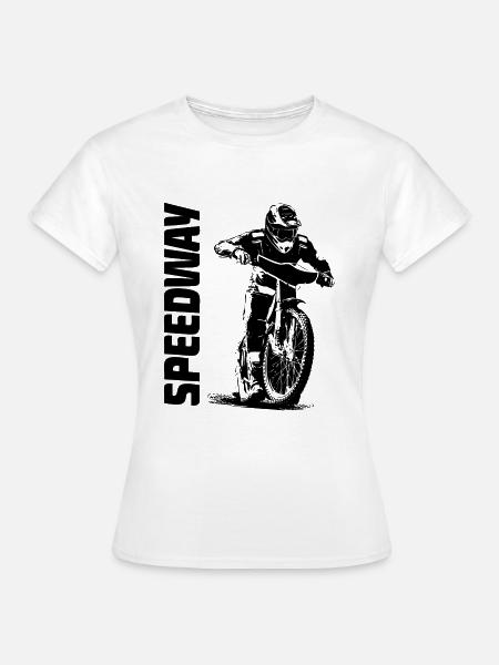 Speedway - Motorcycle Speedway - Women's T-Shirt - white