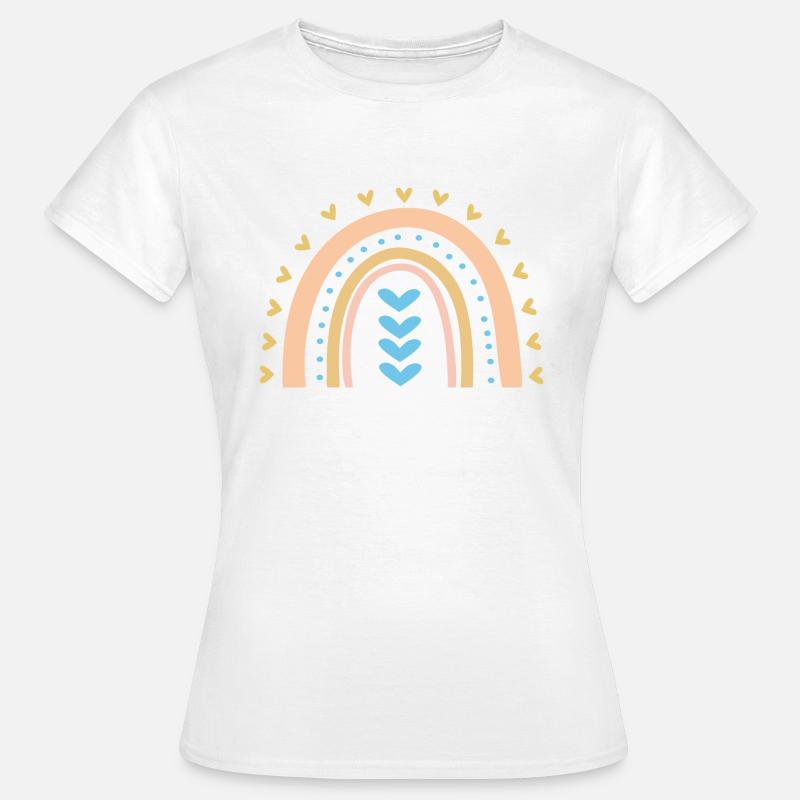 Regenbogen - Frauen T-Shirt - Weiß
