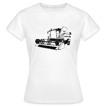 Combine harvester - Women's T-Shirt - white - Front - AI Model Female 172 dark (172cm)