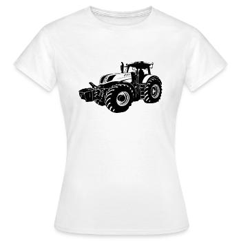 Tractor - Tractor - Tractor - Farmer - Women's T-Shirt - white - Front - AI Model Female 172 dark (172cm)