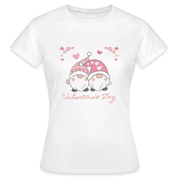 Valentine Zwerge 2 - Frauen T-Shirt - Weiß - Vorne - AI Model Female 172 dark (172cm)