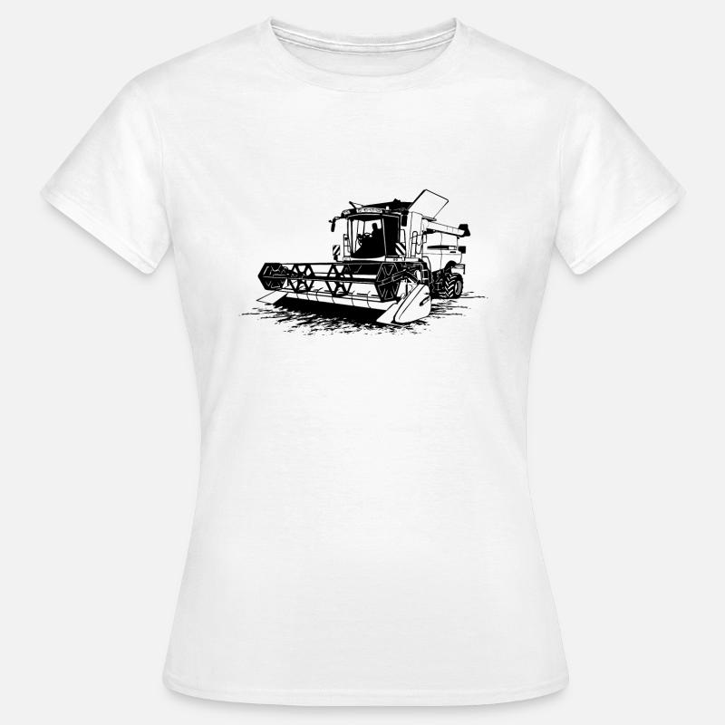 Moissonneuse batteuse - Moissonneuse batteuse - T-shirt Femme - blanc