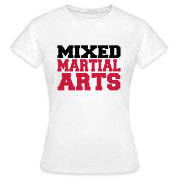 Mixed Martial Arts - Women's T-Shirt - white - Front - AI Model Female 172 dark (172cm)