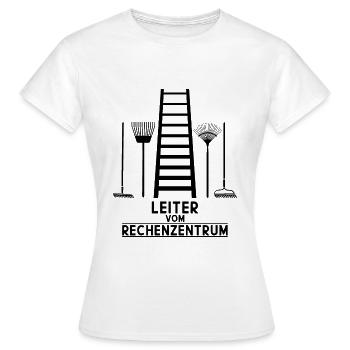 LEITER VOM RECHENZENTRUM - Frauen T-Shirt - Weiß - Vorne - AI Model Female 172 dark (172cm)