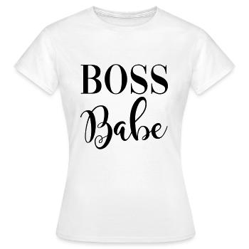 Boss Babe - T-shirt Femme - blanc - Devant - AI Model Female 172 dark (172cm)