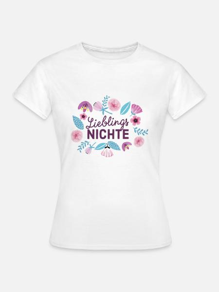 Lieblingsnichte Geschenk für Nichte - Frauen T-Shirt - Weiß