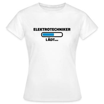 Elektrotechniker - Frauen T-Shirt - Weiß - Vorne - AI Model Female 172 dark (172cm)