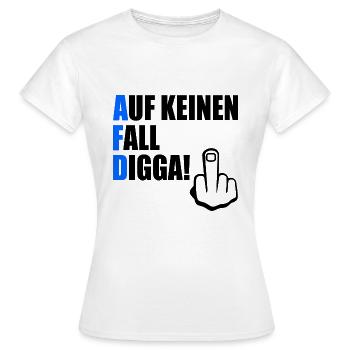 Certainement pas digga - T-shirt Femme - blanc - Devant - AI Model Female 172 dark (172cm)