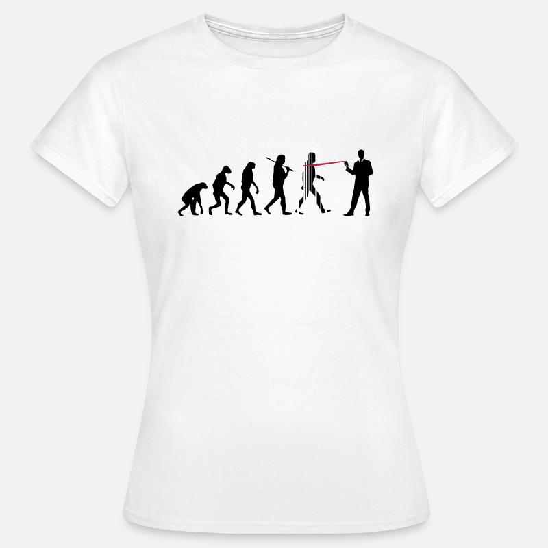 évolution NSA - T-shirt Femme - blanc
