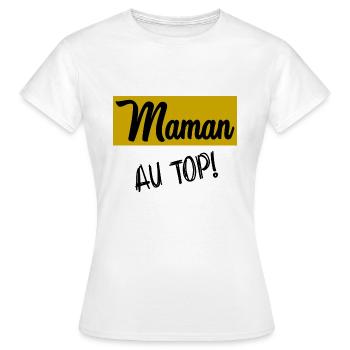 GRANNY. MOTHER'S DAY - Women's T-Shirt - white - Front - AI Model Female 172 dark (172cm)