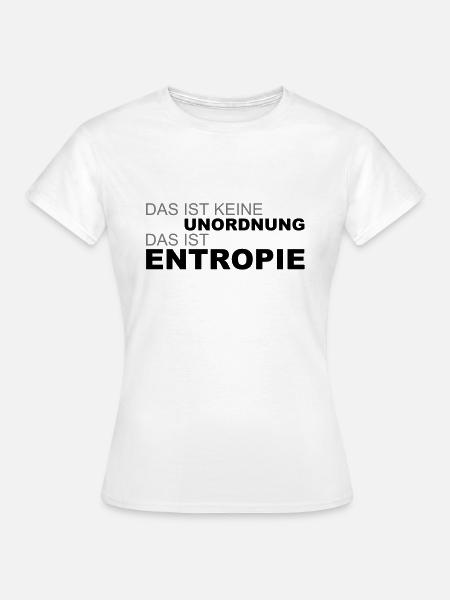 Entropy - T-shirt Femme - blanc