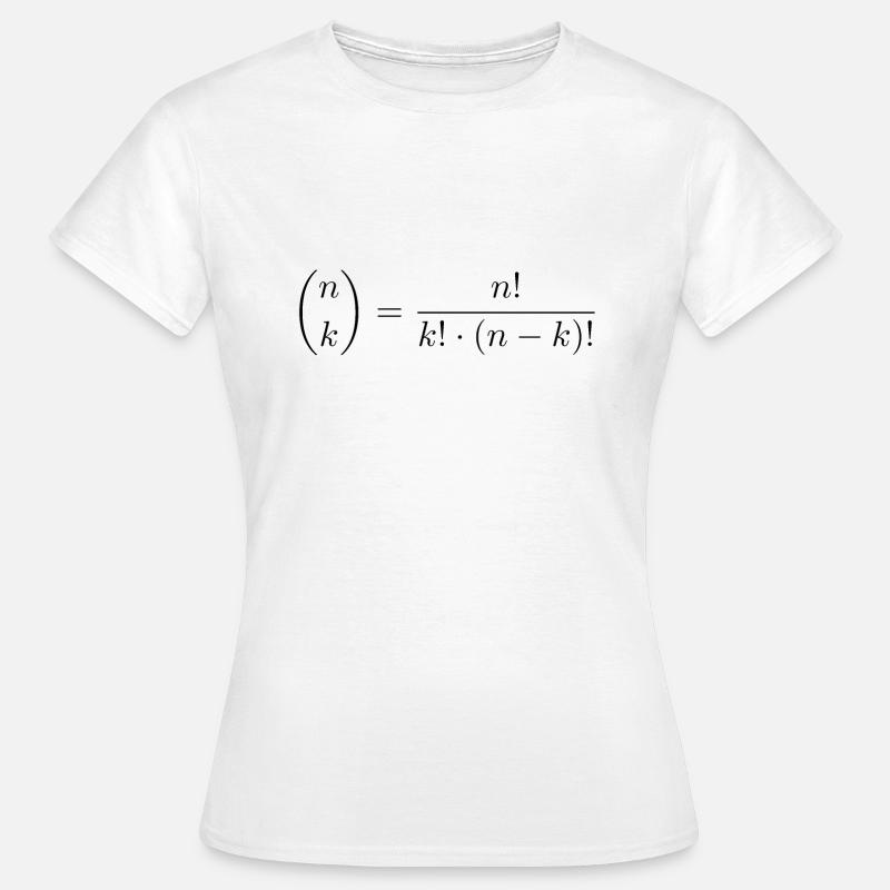 coefficient binomial - T-shirt Femme - blanc