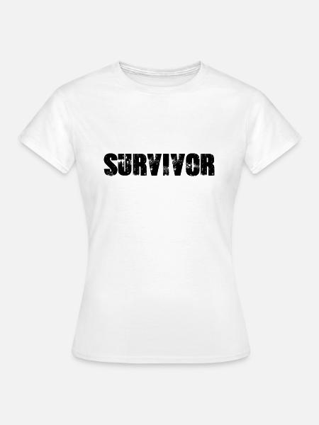 Survivor - Frauen T-Shirt - Weiß