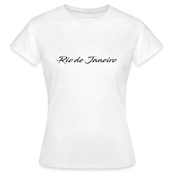 Rio de Janeiro - T-shirt Femme - blanc - Devant - AI Model Female 172 dark (172cm)