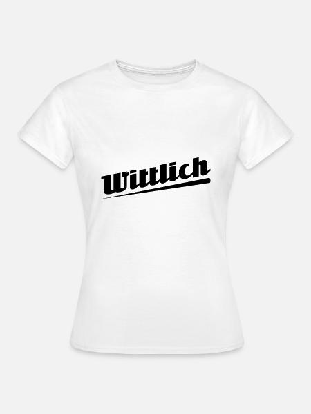 Wittlich - Textdesign mit Stadtnamen - Frauen T-Shirt - Weiß
