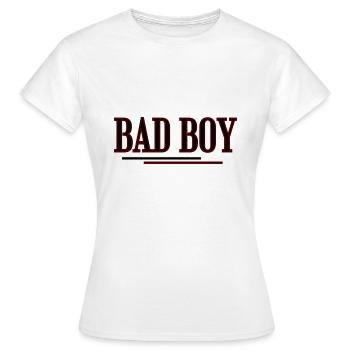 Mauvais garçon - T-shirt Femme - blanc - Devant - AI Model Female 172 dark (172cm)
