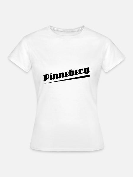 Pinneberg - Textdesign mit Stadtnamen - Frauen T-Shirt - Weiß