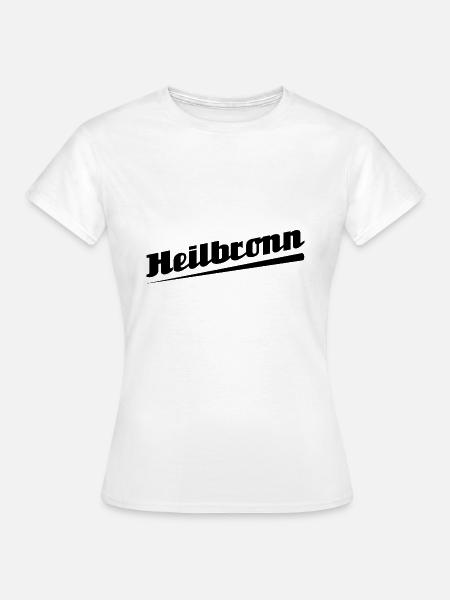 Heilbronn - Textdesign mit Stadtnamen - Frauen T-Shirt - Weiß