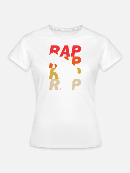 Rap - Frauen T-Shirt - Weiß