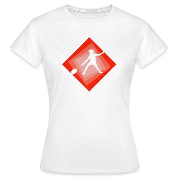 Drop Smash Clear - T-shirt Femme - blanc - Devant - AI Model Female 172 dark (172cm)
