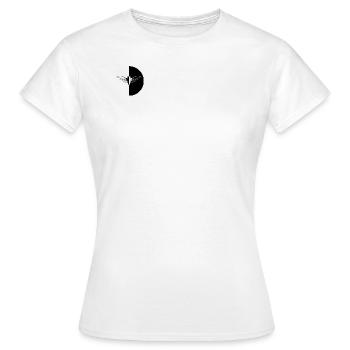 SchwarzWeiße Zikade - Frauen T-Shirt - Weiß - Vorne - AI Model Female 172 dark (172cm)