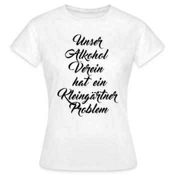 Kleingärtner Verein - Frauen T-Shirt - Weiß - Vorne - AI Model Female 172 dark (172cm)