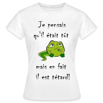 Kaulquappe - Frauen T-Shirt - Weiß - Vorne - AI Model Female 172 dark (172cm)