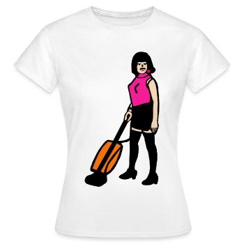 Freddy veut se libérer, Queen, freddie # - T-shirt Femme - blanc - Devant - AI Model Female 172 dark (172cm)