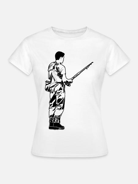Sportangler - Frauen T-Shirt - Weiß