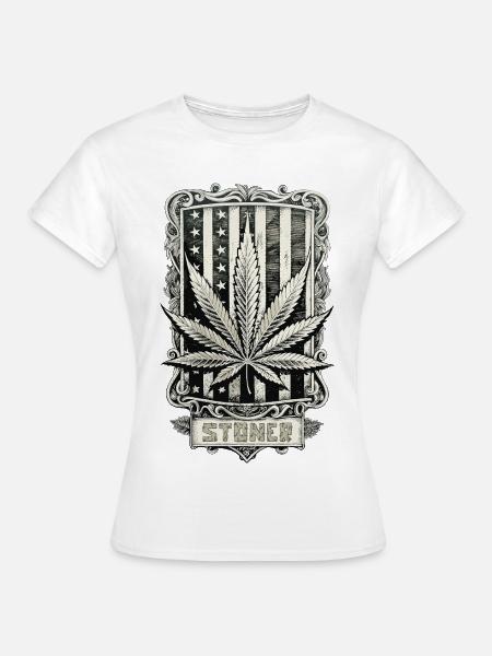 Stoner - Frauen T-Shirt - Weiß