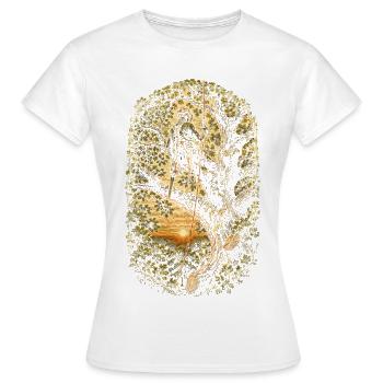 Baumpfleger Baumpflege - Frauen T-Shirt - Weiß - Vorne - AI Model Female 172 dark (172cm)
