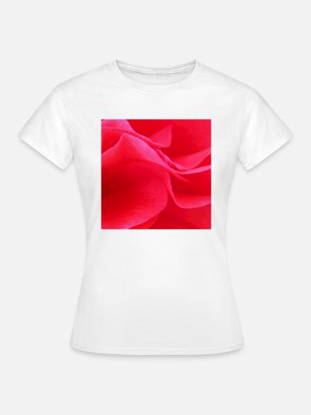 Red Flower - Frauen T-Shirt - Weiß