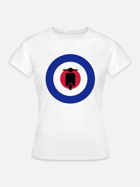 mods target - T-shirt Femme - blanc
