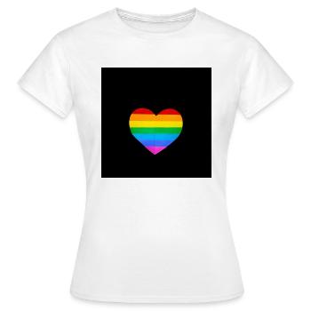 Pride (LGBTQ+) - Frauen T-Shirt - Weiß - Vorne - AI Model Female 172 dark (172cm)