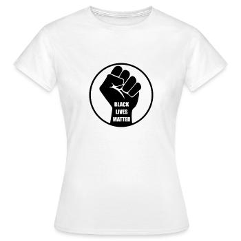 Black Life Mattters - Frauen T-Shirt - Weiß - Vorne - AI Model Female 172 dark (172cm)