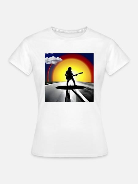 Rock Musik - Frauen T-Shirt - Weiß