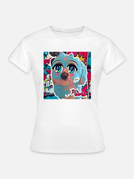 Comic Joy - Frauen T-Shirt - Weiß